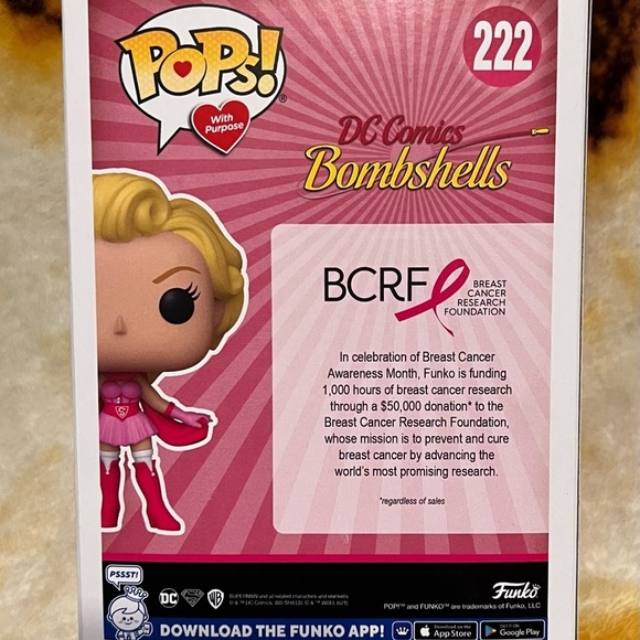 Funko Pop DC Comics Bombshells Supergirl #222 - Picture 4 of 4